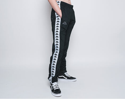 Tepláky Kappa Banda Astoria Snaps Slim Black/White