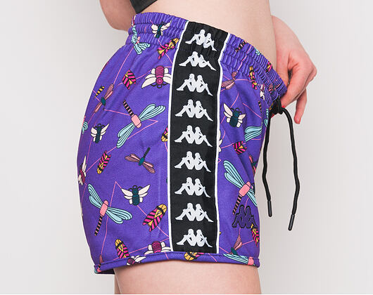 Dámské Kraťasy Kappa Banda Asman Violet Purple Fancy