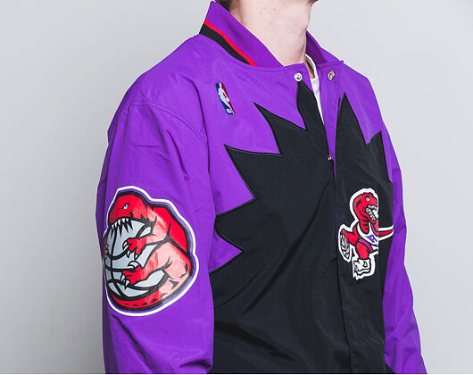 Bunda Mitchell & Ness Authentic Warm Up Toronto Raptors Black/Purple