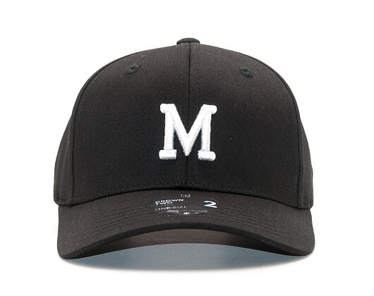 Kšiltovka State of WOW ALPHABET - Mike Baseball Cap Crown 2 Black/White Strapback