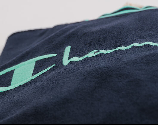 Mikina Champion Crewneck Sweatshirt Classic Logo Navy/Green