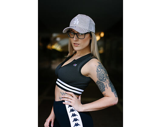 Kšiltovka New Era Engineered Fit Los Angeles Dodgers 9FORTY A-FRAME  Stone / Optic White