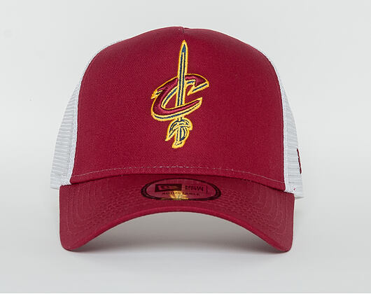 Kšiltovka New Era  Team Essential Cleveland Cavaliers 9FORTY A-FRAME TRUCKER  Official Team Color /
