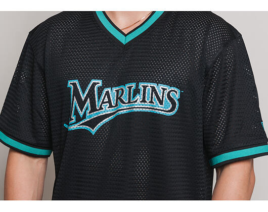 Triko New Era Coast 2 Coast Mesh BB Tee Florida Marlins Black