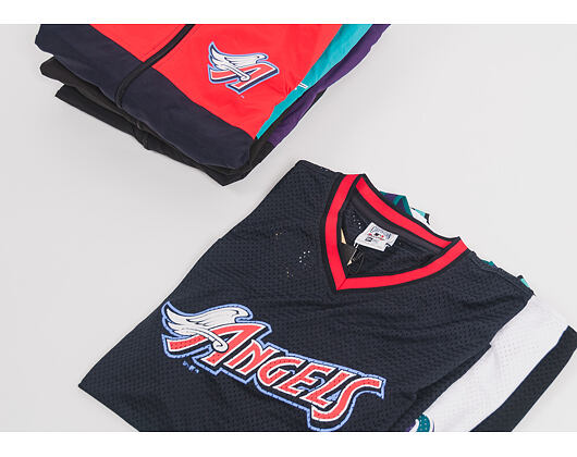 Triko New Era Coast 2 Coast Mesh BB Tee Anaheim Angels Navy