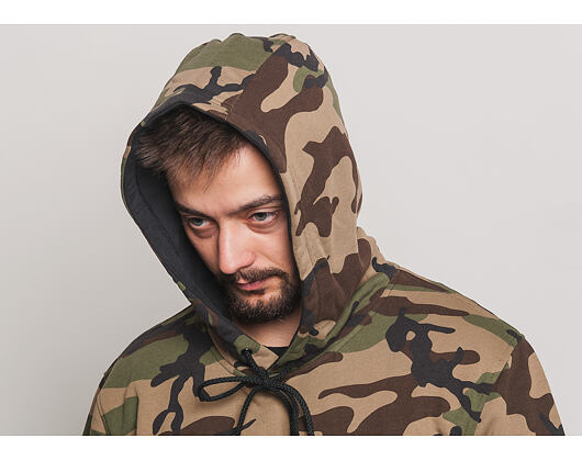 Mikina S Kapucí New Era Team Apparel Ft Print Hoody Los Angeles Dodgers Woodland Camo