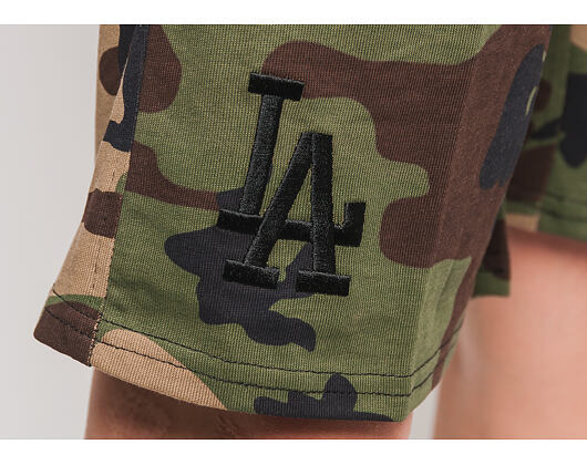 Kraťasy New Era Team Apparel Ft Short Los Angeles Dodgers Woodland Camo