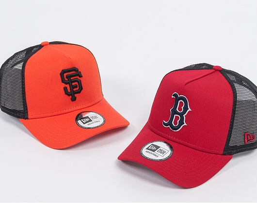 Kšiltovka New Era Trucker Reverse Team Boston Red Sox 9FORTY Official Team Colors Snapback