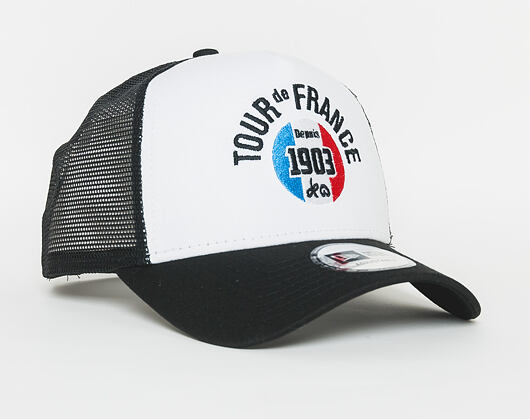 Kšiltovka New Era A Frame Trucker Tour De France Historic 9FORTY White Snapback
