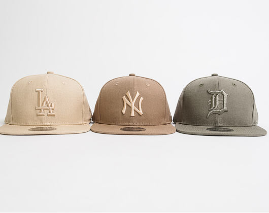 Kšiltovka New Era Original Fit Canvas Detroit Tigers 9FIFTY Khaki Snapback