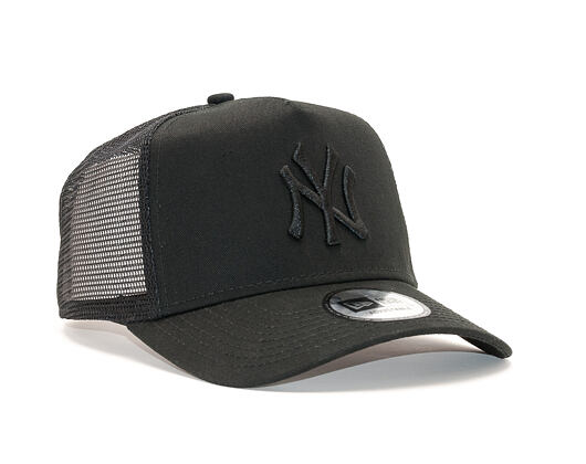 Kšiltovka New Era - MLB Clean 9FORTY Trucker - NY Yankees - Black
