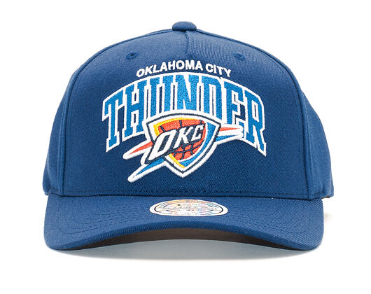 Kšiltovka Mitchell & Ness NBA Team Arch Pinch Panel 110 Oklahoma City Thunder Navy Snapback