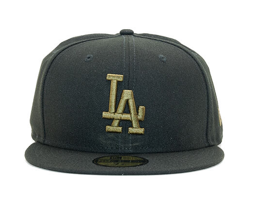 Kšiltovka New Era League Essential Los Angeles Dodgers 59FIFTY Black/New Olive