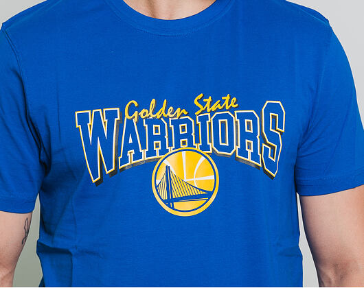 Triko New Era NBA Team Apparel Tee Golden State Warriors Majestic Blue