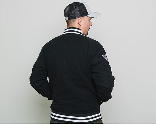 Bunda New Era Team Apparel Varsity Jacket Oakland Raiders Black