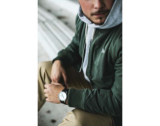 Bunda New Era Branded Sherpa Bomber New Olive