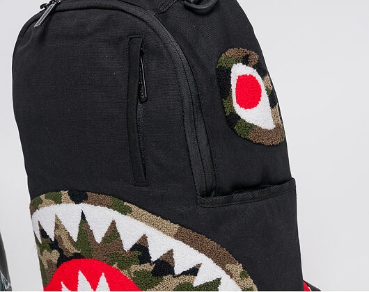 Batoh Sprayground Camo Chenille Shark