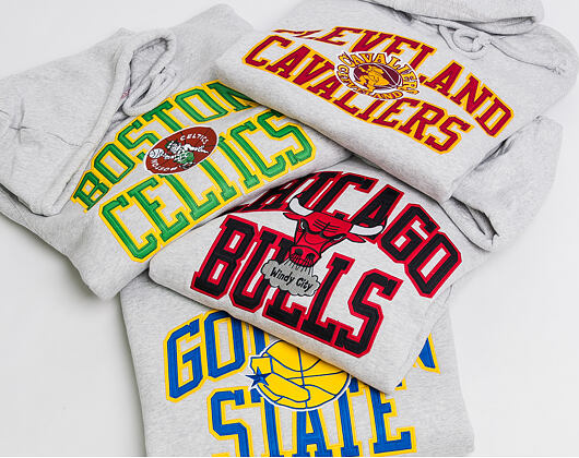 Mikina S Kapucí Mitchell & Ness Play Off Win Hoody Cleveland Cavaliers Grey
