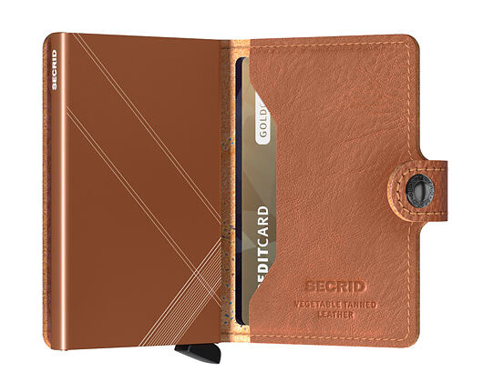 Peněženka Secrid Miniwallet Stitch Linea Caramello