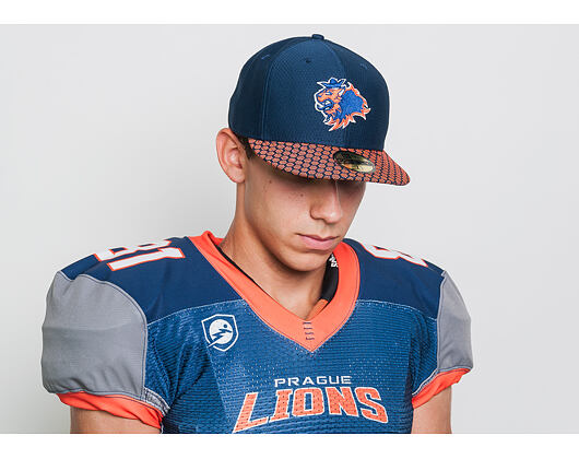 Kšiltovka Prague Lions 59FIFTY Honeycomb Navy