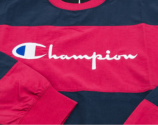 Mikina Champion Reverse Weave Crewneck Pullover Navy/Red