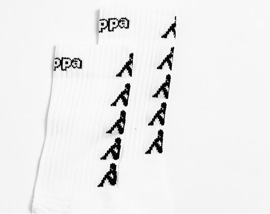 Ponožky Kappa Eleno White/Black