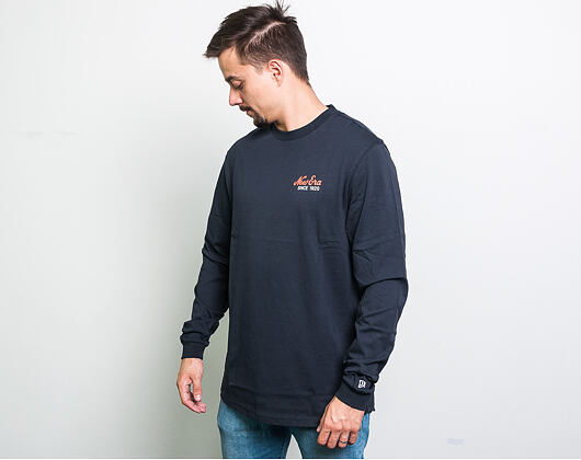 Triko New Era Branded Long Sleeve Navy