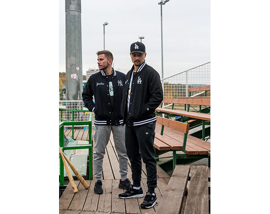 Bunda New Era Los Angeles Dodgers Team Apparel Bomber Black