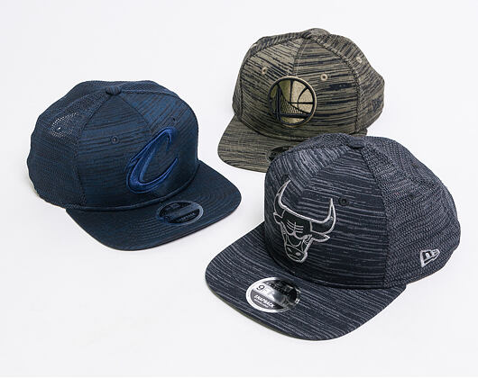 Kšiltovka New Era 9FIFTY Chicago Bulls Original Fit Engineered Black/Grey Heather Snapback
