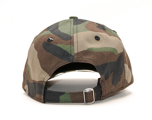 Kšiltovka New Era 9TWENTY Los Angeles Dodgers Packable Woodland Camo/White Strapback