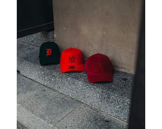 Kšiltovka New Era 9FORTY A-Frame New York Yankees League Essential Orange Snapback
