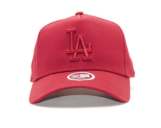 Dámská Kšiltovka New Era 9FORTY A-Frame Los Angeles Dodgers League Essential Cardinal Snapback