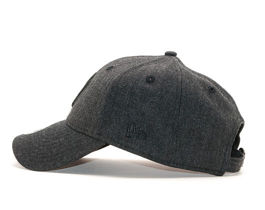 Kšiltovka New Era 9FORTY New York Yankees Heather Essential Black Strapback