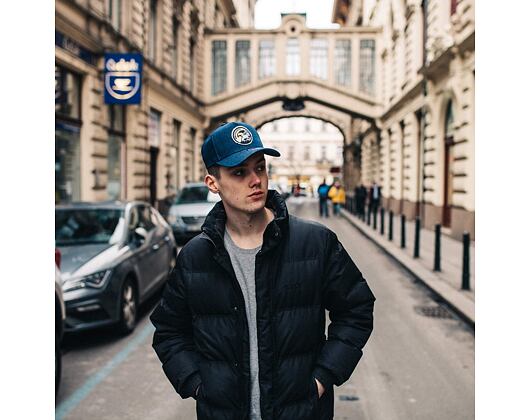 Kšiltovka New Era 9FORTY A-Frame USA Denim Navy Snapback