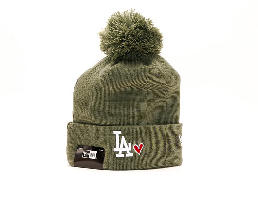 Kulich New Era Heart Knit Los Angeles Dodgers New Olive
