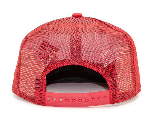 Kšiltovka New Era 9FIFTY Trucker Boston Red Sox Essential Scarlet/Official Team Colors