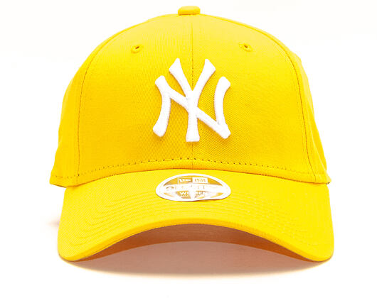 Dámská Kšiltovka New Era 9FORTY New York Yankees Essential Yellow/White Strapback