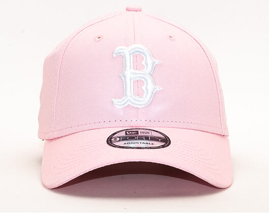 Kšiltovka New Era 9FORTY Boston Red Sox Essential Pink/White Strapback