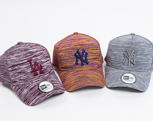 Kšiltovka New Era 9FORTY A-Frame New York Yankees Engineered Fit Navy/Pink/Purple Snapback