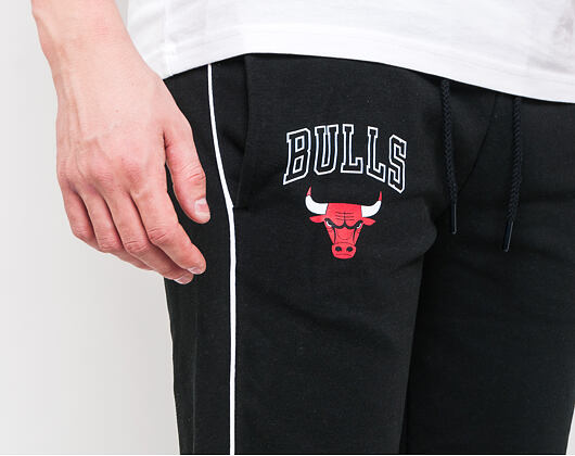 Tepláky New Era Chicago Bulls Stripe Pining Jogger Black