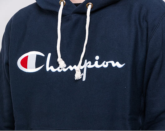 Mikina Champion Hooded Sweatshirt Brushed Fleece Navy 215210 (215159) NNY BS501