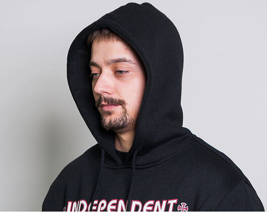 Mikina Independent Bar Cross Hoody Black