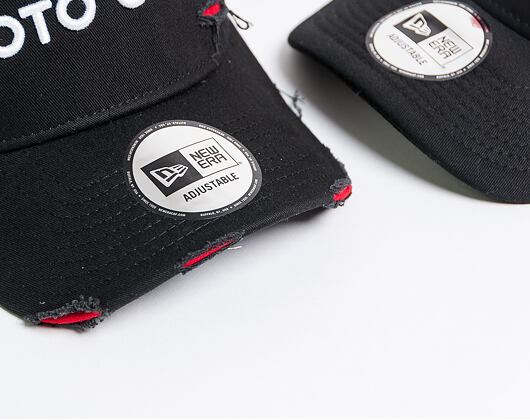 Kšiltovka New Era 9FORTY A-Frame Trucker Motto Guzzi Piaggio Worn Black Snapback