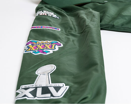 Bunda New Era Green Bay Packers Champion Bomber Green