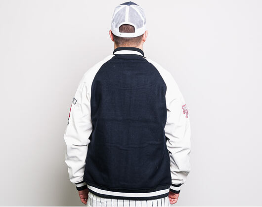 Bunda New Era New York Yankees Raglan Varsity Jacket Navy/White