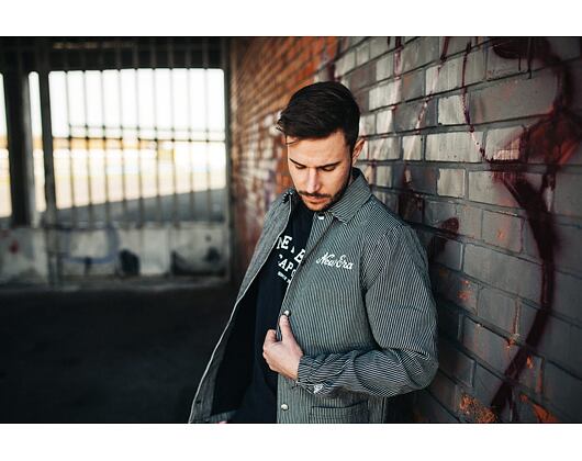 Bunda New Era Hickory Coaches Jacket Navy/White