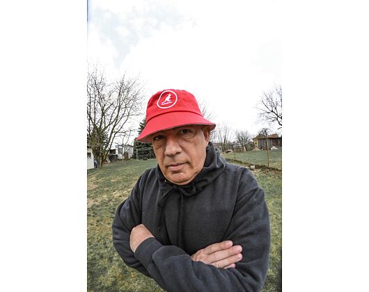 Klobouk Kangol Cotton Bucket Rojo