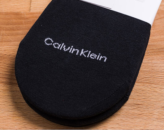 Ponožky Calvin Klein Logo Liner Black 3 Pack ECA343-00
