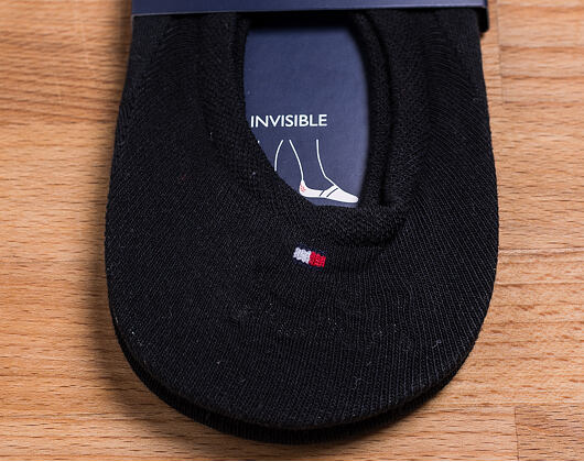 Ponožky Tommy Hilfiger Footie Black 2 Pack 382024001 200