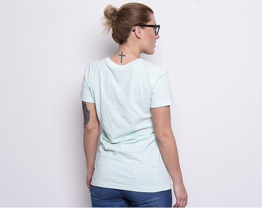 Dámské Prodloužené Triko Champion Crewneck T-Shirt Mint 111237 GS048 HDE